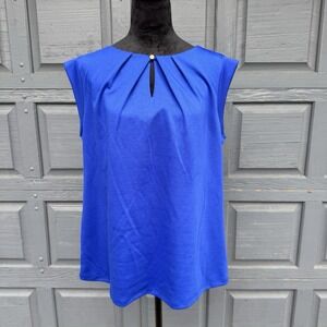 Women's‎ Blue Sleeveless Blouse Size Large!